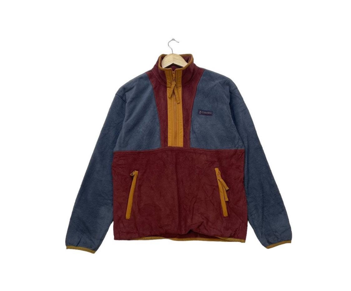 Molleton violet Columbia pour femmes des années 1990, col, hiver
