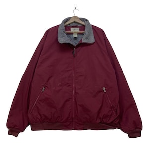 Vintage Ll Bean Bomber Thinsulate Infurno Jacket Vintage LL Bean Zipper Shearling Jacket Size Xl