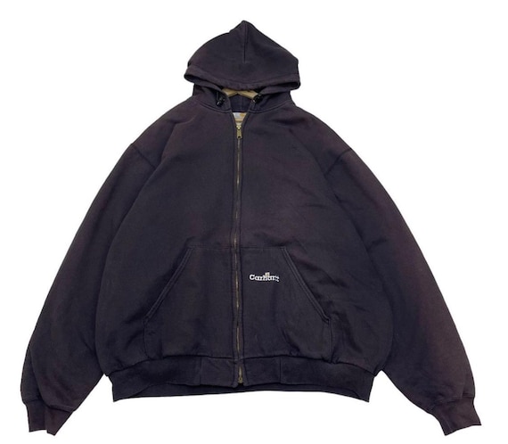 Vintage Faded Carhartt Zipper up Hoodie Sweater Oversized Jacket Vintage Faded Carhartt Zipper up Hoodie Sweater Oversized Jacket