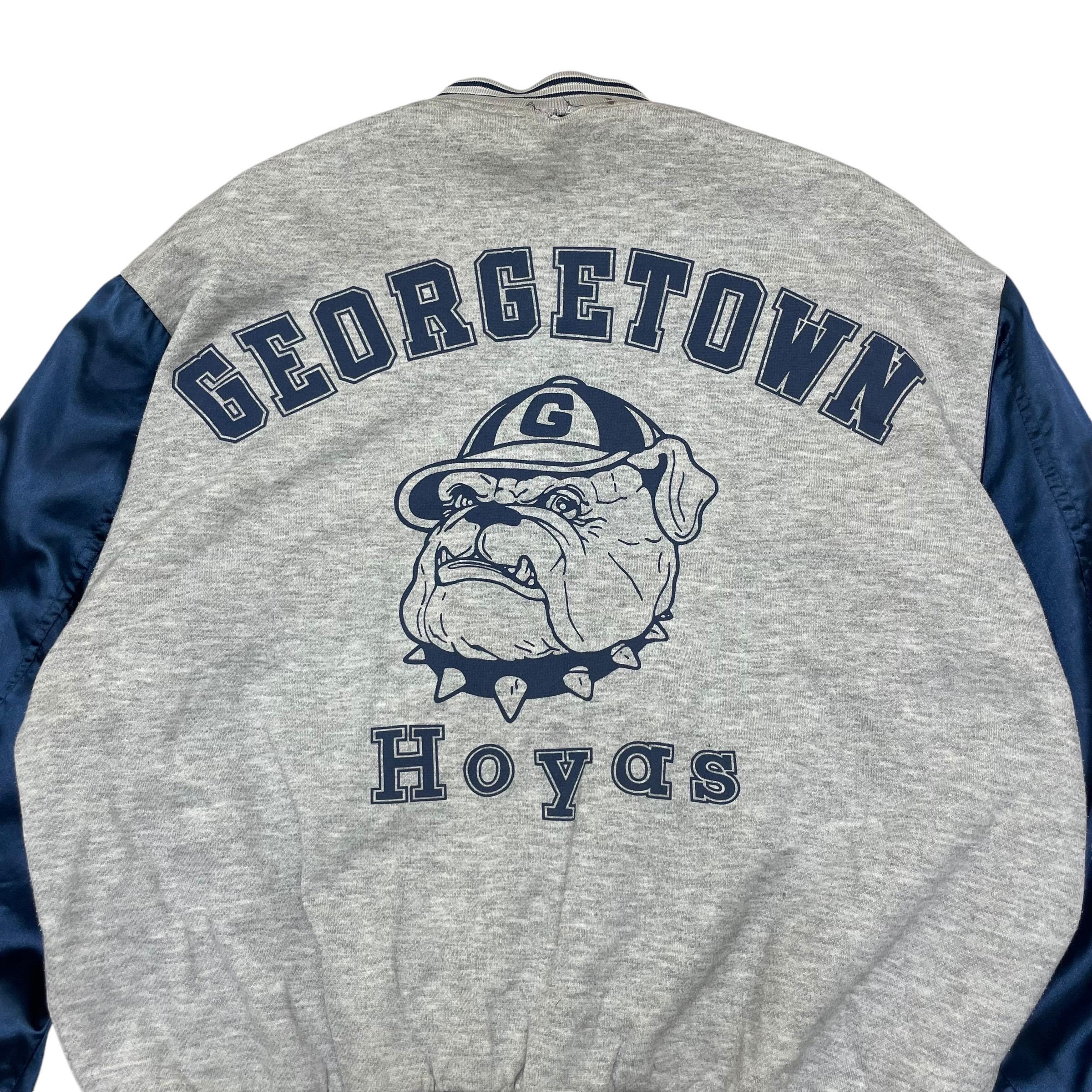 Vintage 90s Georgetown Hoyas Big Logo Bulldog Reversible Jacket - Etsy