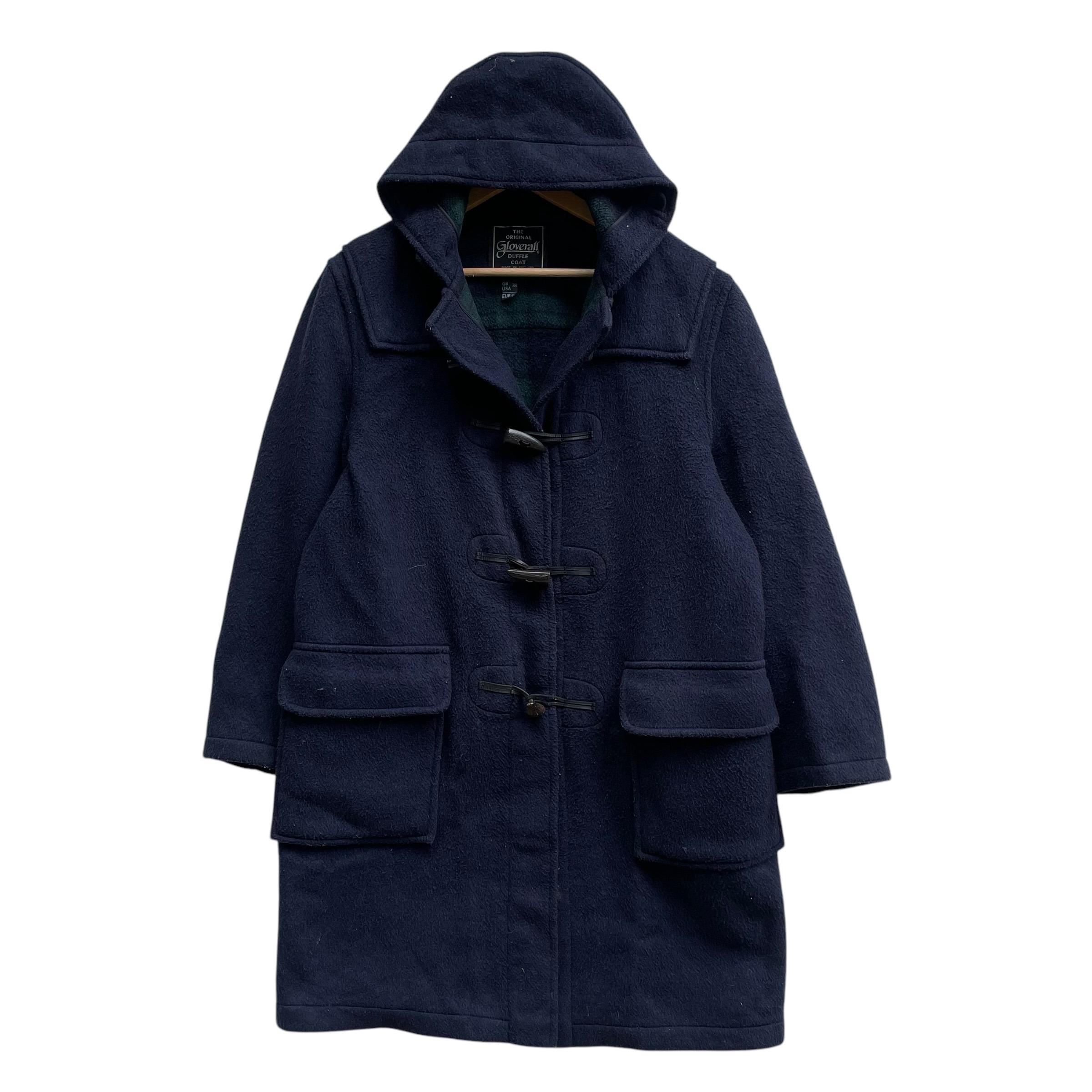 Vintage Gloverall Duffle Coat Checked Lined Hooded Jacket - Etsy
