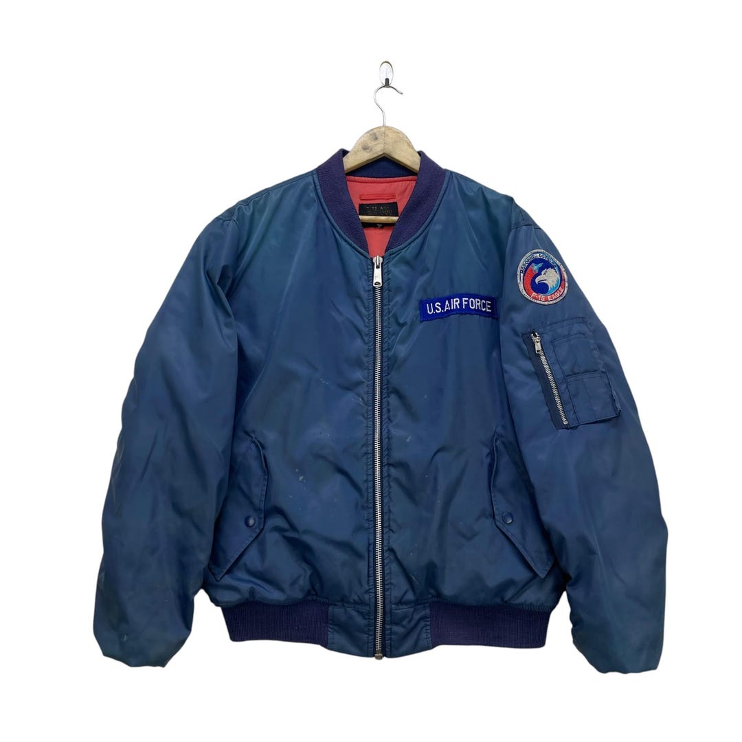 ジャケット・アウター vintage ma-1 U.S.AIR FORTH Fancy ball Vintage Us Army Air Force Bomber Jacket Type Ma 1 - Etsy