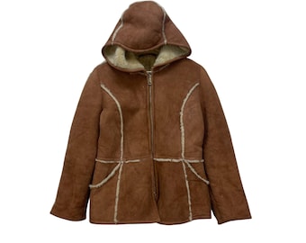 Chaqueta vintage de piel de oveja Matterhorn Napa California