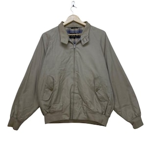k*a様 80s Burberry short Harrington jacke Burberry's London navy wool Harrington jacket, 80s great