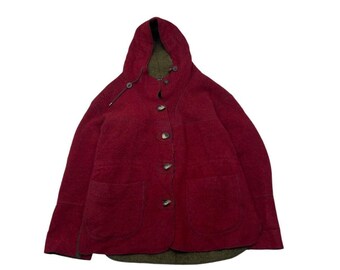 Vintage 1980s Gloverall Original Dolomite Wool Duffel Coat / Full 