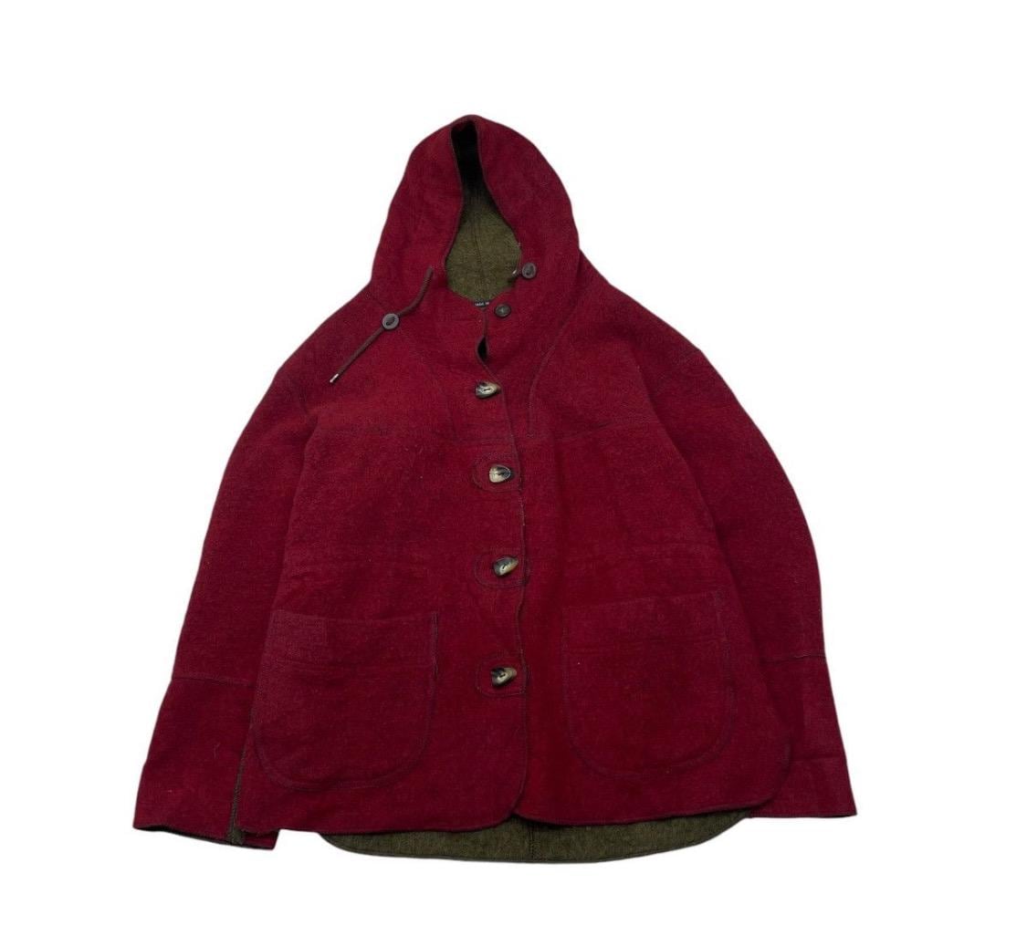 Gloverall, Vintage Gloverall Wool Mohair Hooded Jacket Made In England
