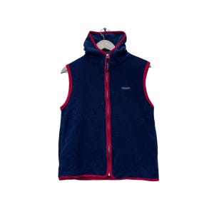 Vintage Patagonia Synchilla Fleece Hooded Vest Jacket