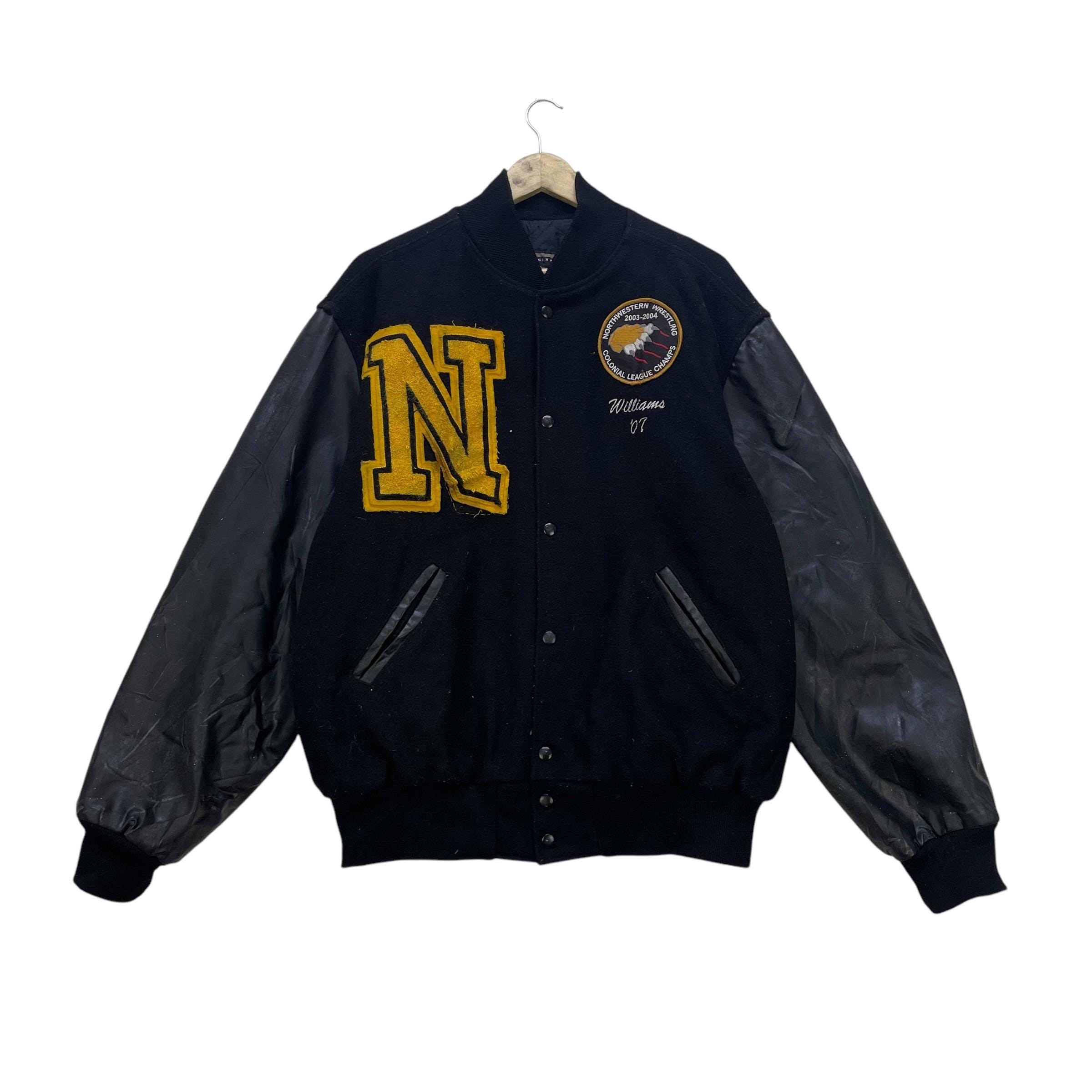 Vintage Holloway Wrestling Varsity Jacket - Northwestern Colonial