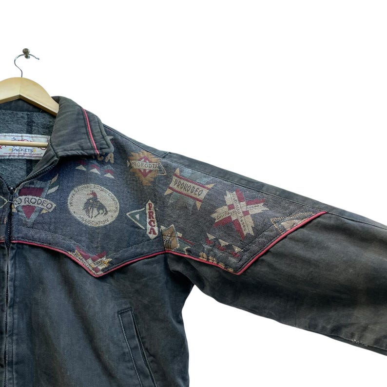 Vintage Pro Rodeo Designed by David James Distressed Jacket - Etsy