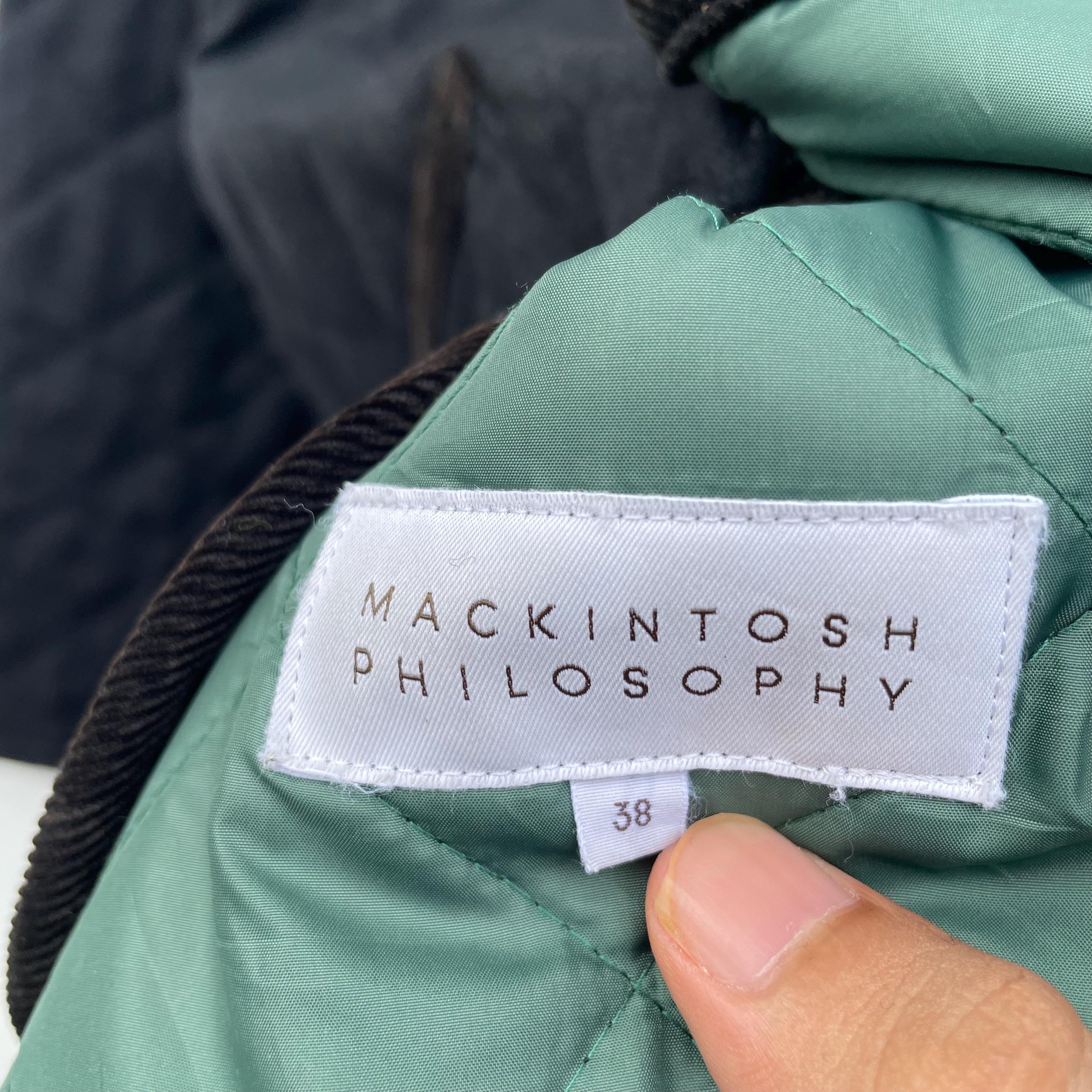 【美品】Macintosh philosophy　ジャケット　サイズ38 Mackintosh Philosophy Paded Quilted Jacket - Etsy