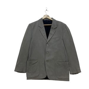 agnes b. homme ピーコートMADE IN FRANCE 90s Buy Vintage Agnes B Homme Paris Light Jacket Full Zipper