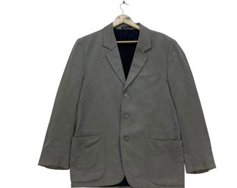 Rare!!! Vintage AGNES B HOMME PARIS Blazer Jacket With Button Rare!!! Vintage AGNES B HOMME PARIS Blazer Jacket With Button