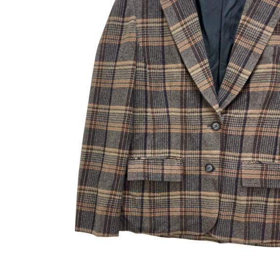 Vintage Pendleton Checked Jacket Made In Usa - image 5