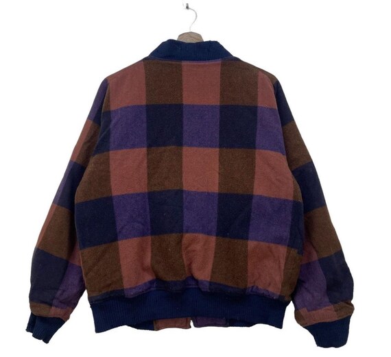 ヴィンテージ 90年代 メンズ ARS Wear チェック柄 ボンバージャケット