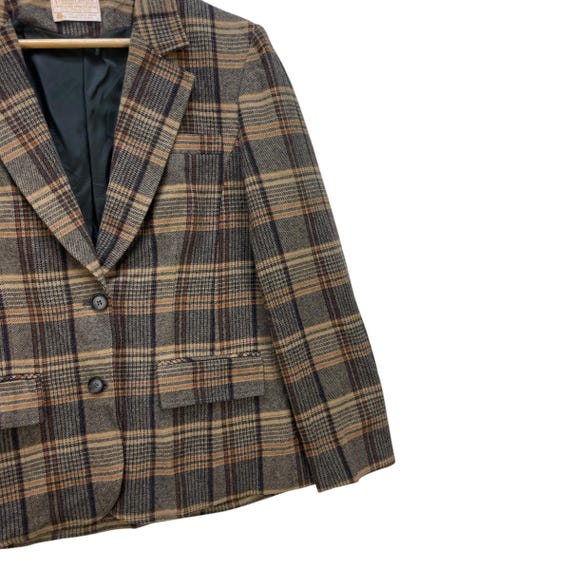 Vintage Pendleton Checked Jacket Made In Usa - image 4