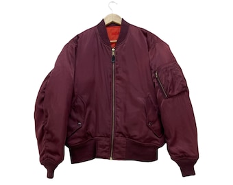 Vintage Uniqlo Bomber Ma-1 Jacket - Etsy