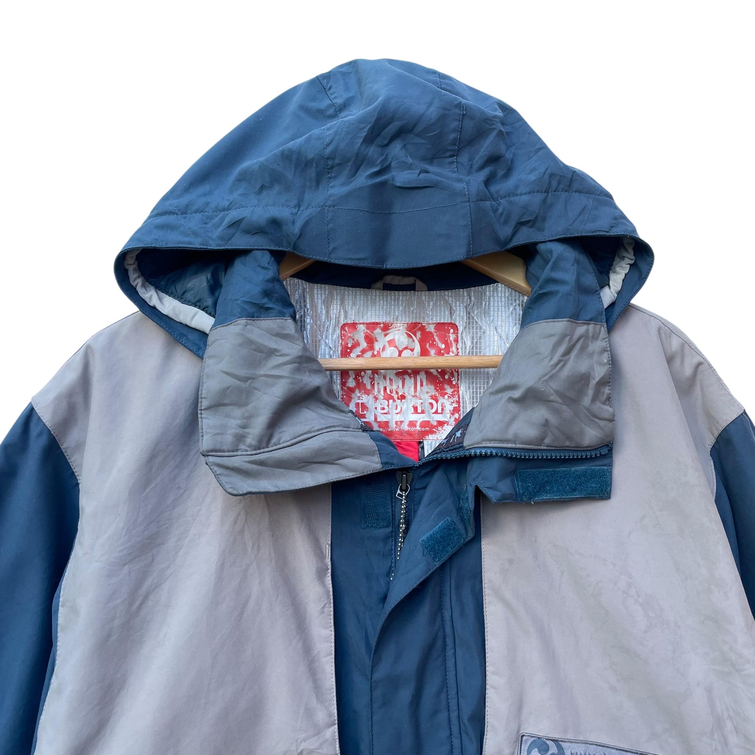 Vintage Burton Two Tone Hoodie Jacket - Etsy