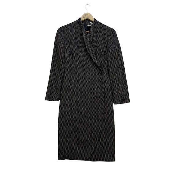 Vintage Krizia Asymmetrical Long Coat Jacket - Etsy Canada