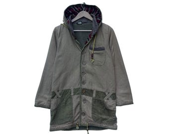 Niko and  日本ブランド フリース裏地 ミリタリーパーカー