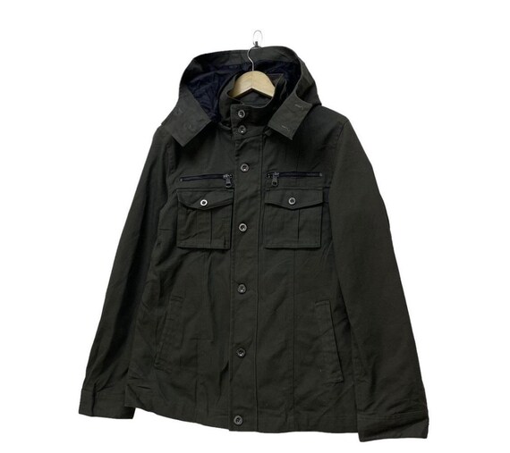 ジャケット・アウター IN THE ATTIC Check multi-pocket jacket In the Attic Multipocket Coat Jacket - Etsy