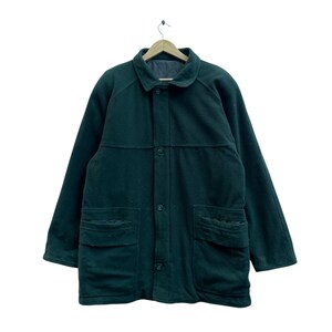 Vintage Givenchy  Gentleman Paris Reversible Quilted Wool Dual Pocket Jacket