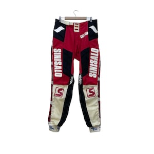 SINISALO シニサロ バイクパンツ サイズ30 レッド/ブルー Sinisalo motocross - Etsy 日本