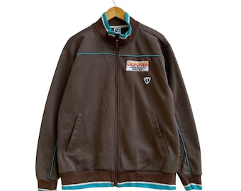 Vintage Hang Ten Letterman Jacket Wool Leather Varsity Patches 