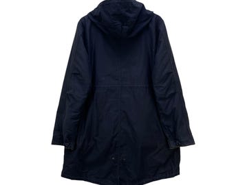 Vintage Fred Perry Fishtail Parka Jacket With Detachable Hood
