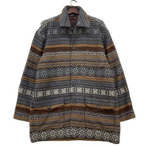 Vintage Cool Joe Native Dual Pocket Jacket Size Large