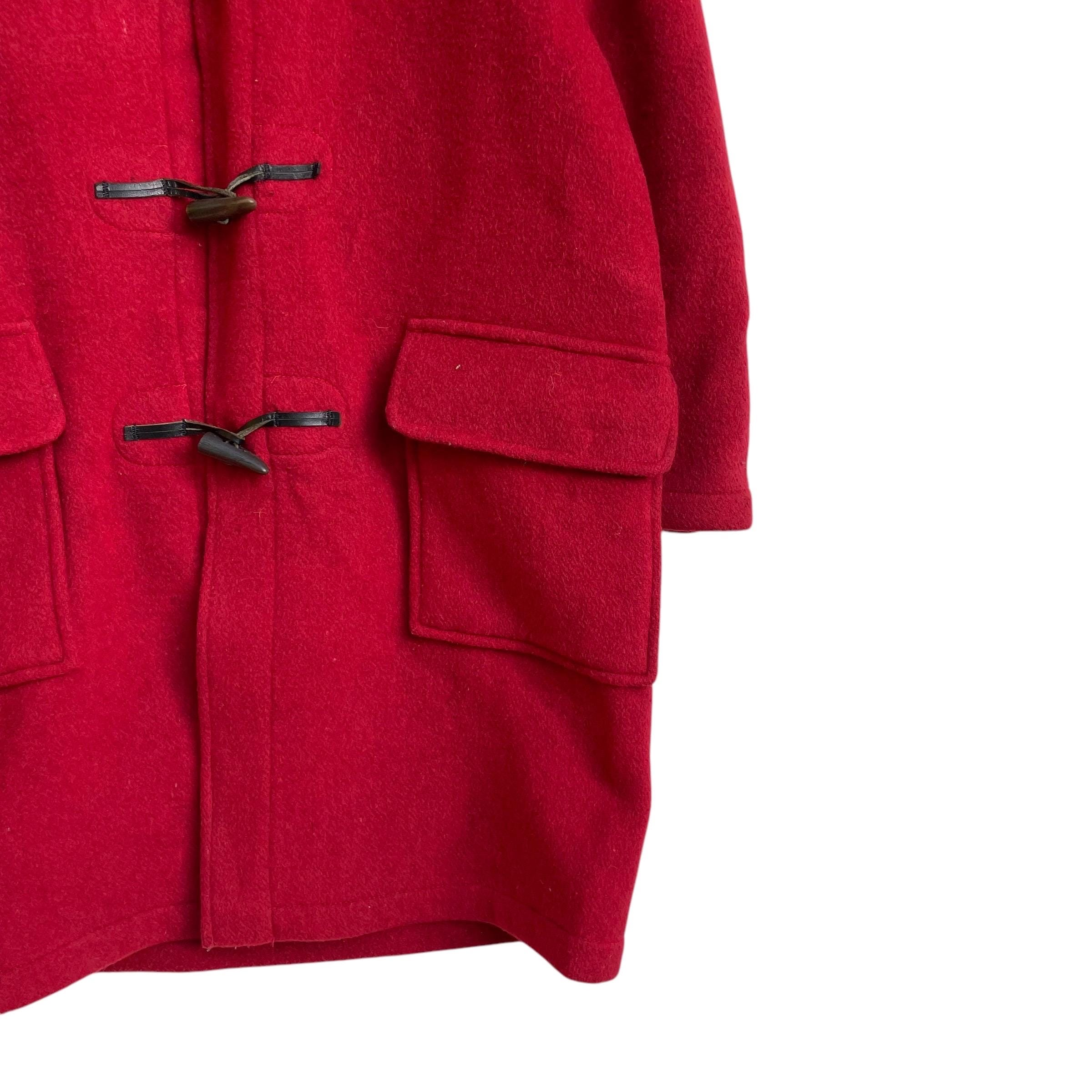 Vintage Gloverall Duffle Coat Toggles Button Warm Jacket Made in