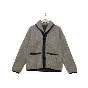 Giacca con collo a scialle, marchio giapponese Vintage Beams, taglia media