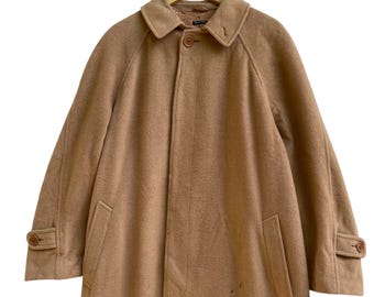 Vintage 90s Giorgio Armani Wool Long Coat Jacket - Etsy