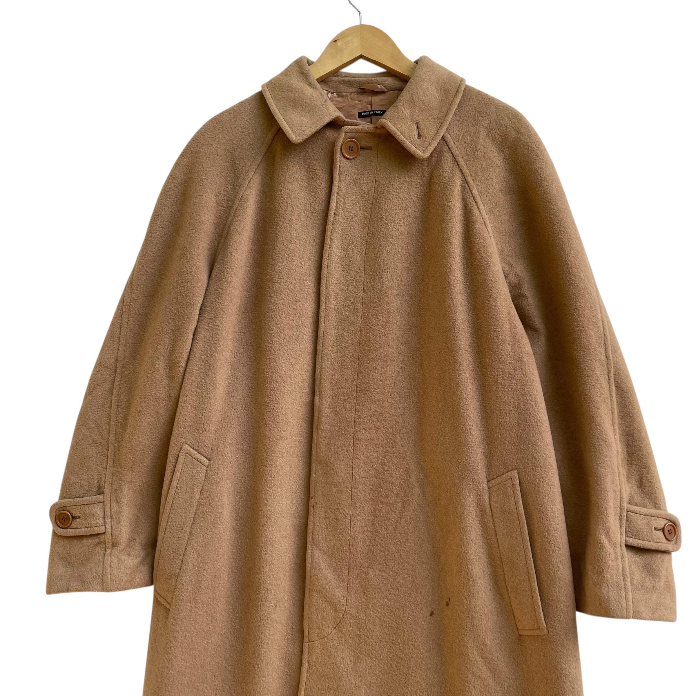 Vintage 90s Giorgio Armani Wool Long Coat Jacket - Etsy