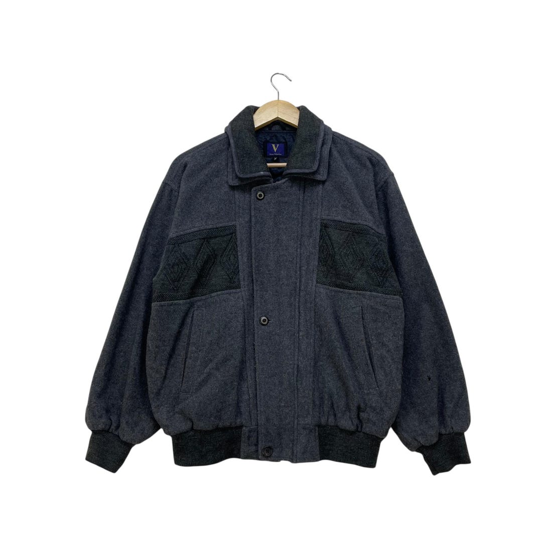 Japanese Brand Cairo Valentino Bomber Wool Jacket Made in Japan - Etsy