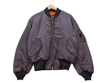 Vintage Corinth MA-1 Flight Bomber Jacket, Fiber Fill, Made in USA