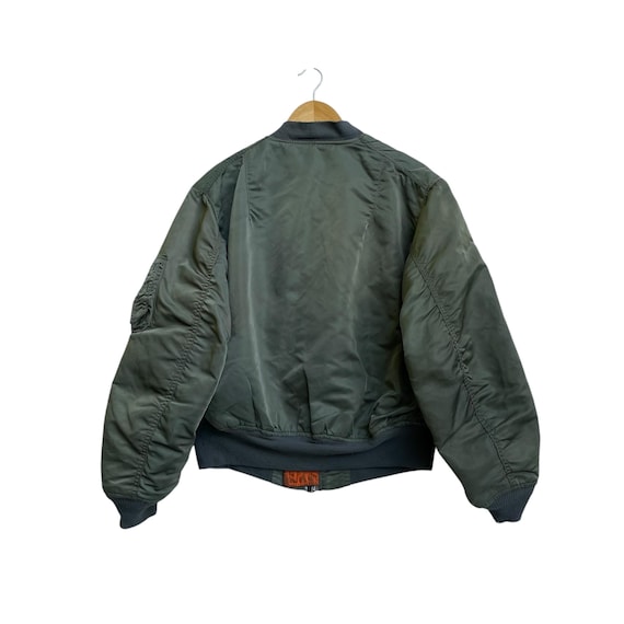アルファインダストリーズ 旧タグ usa製 MA-1 flight jacket Alpha