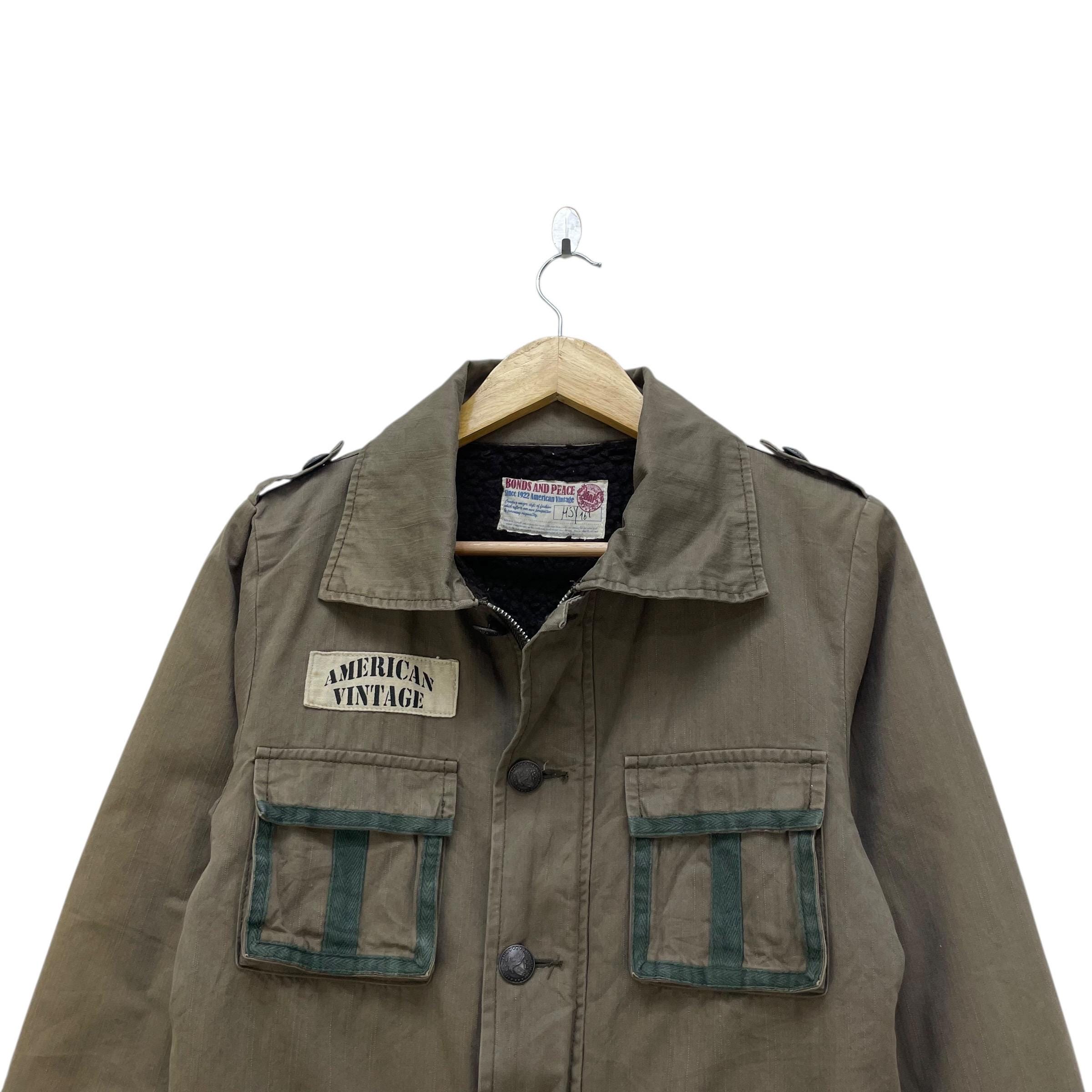 Vintage Japanese Brand Bond Peace Usaf Military Style Jacket - Etsy
