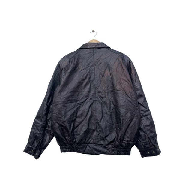 HOUSTON HARAJUKU MOTHER 90s ラムレザージャケット 黒 HOUSTON