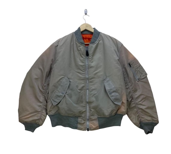 Vintage Faded Alpha Industries Bomber Flight Jacket - Etsy Israel