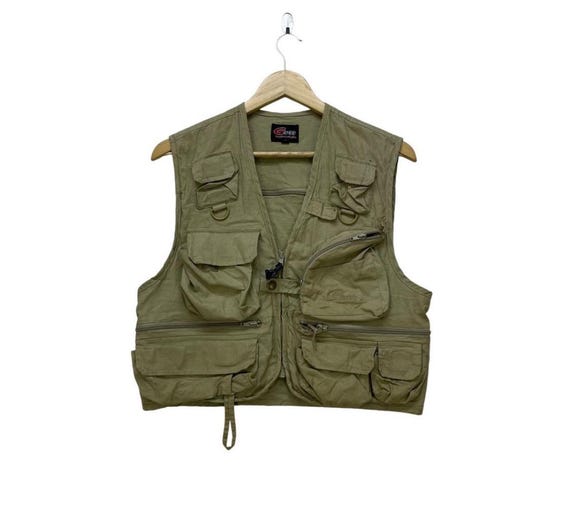 Vintage Gett Fishing Vest Tactical Jacket Size Large - Etsy