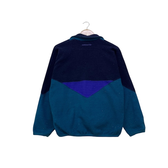 Vintage 90s Adidas Fleece V Pattern Multi Color Pullover Jacket - Etsy