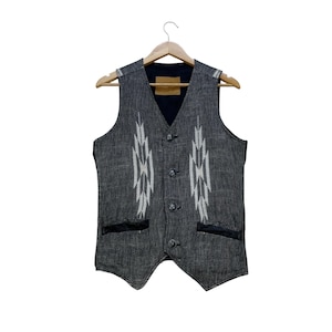 Vintage Chimayo Ortega Vest - Etsy