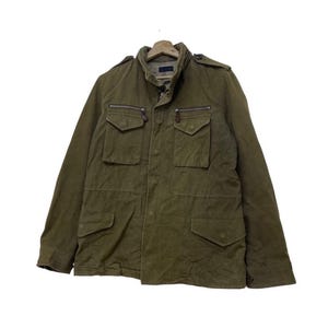 Vintage Utility Shirt Jacket By Edifice Style M65 Field Jacket Size Small