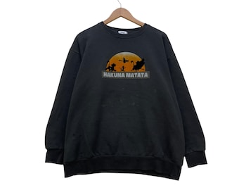 Moletom Vintage Rei Leão Hakuna Matata