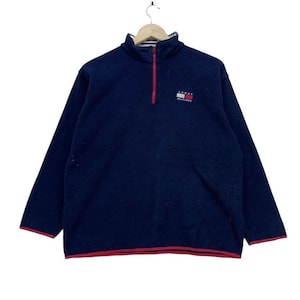 Vintage Tommy Hilfiger Fleece Snap Button Jacket