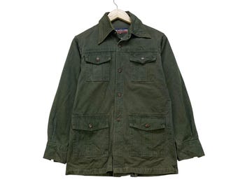 Vintage Alpha Industries Olive Military Made in Usa M65 OG-107
