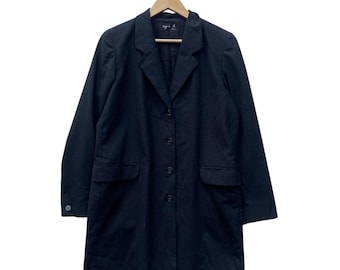 Vintage Agnes B Homme Paris Light Jacket Full Zipper Made in