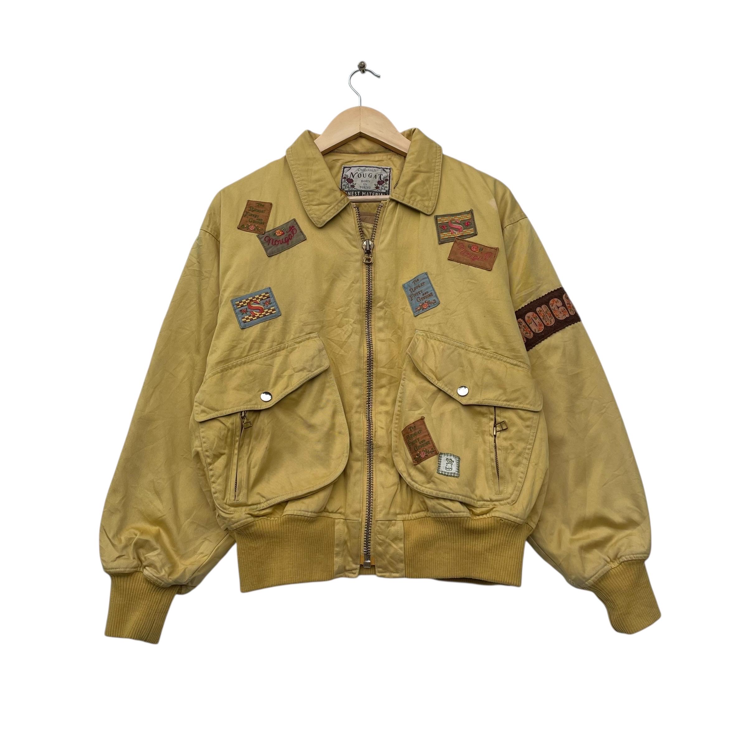 WW2”メッセンジャーボーイ“ジャケット珍品オリジナル実物パッチ多数 Japanese Brand Nougat Bomber Double D Pocket Pacth Jacket - Etsy