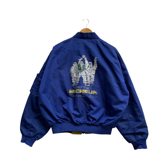 Vintage Michelin the Tire Champion Du Monde Bomber Jacket - Etsy