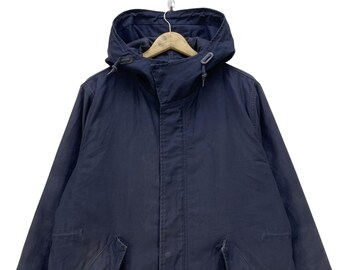 Vintage Fred Perry Fishtail Parka Jacket With Detachable Hood